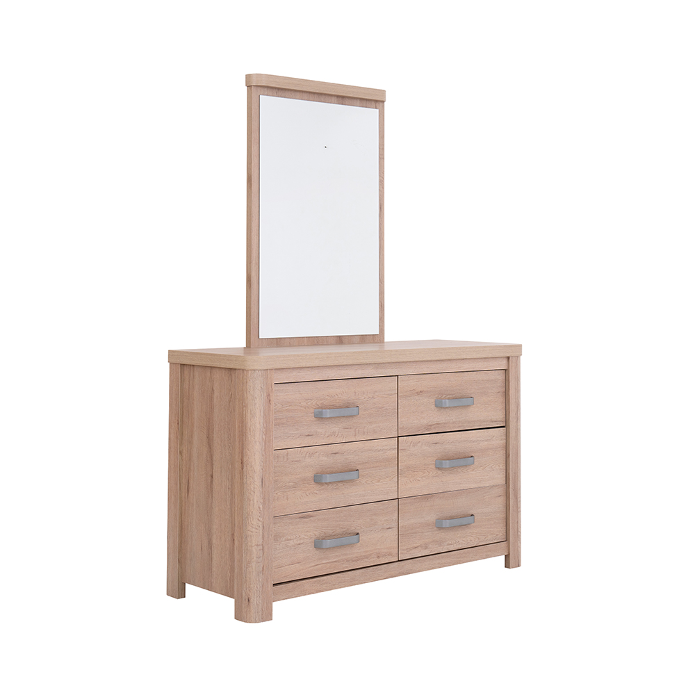 Olivos Dresser with Mirror-Oak