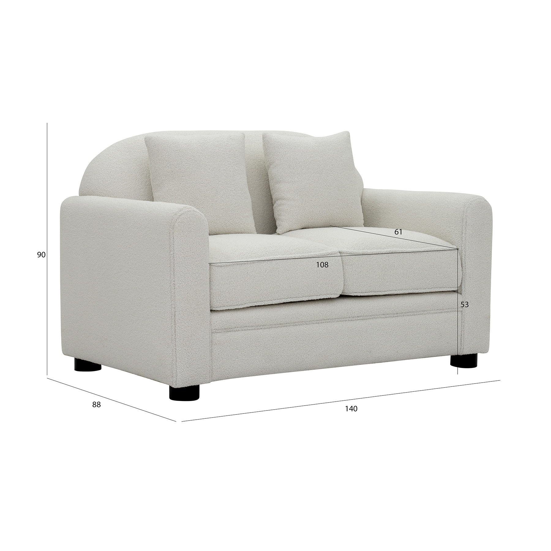 Boss 2 Seater Sofa - Image 2