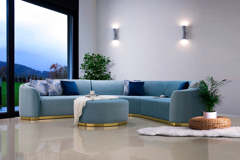 Figo Corner Sofa with Ottoman