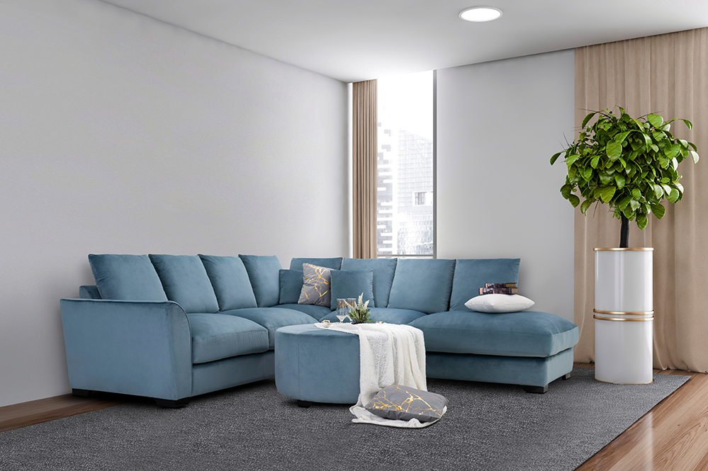 Longbeach Corner Sofa with Ottoman