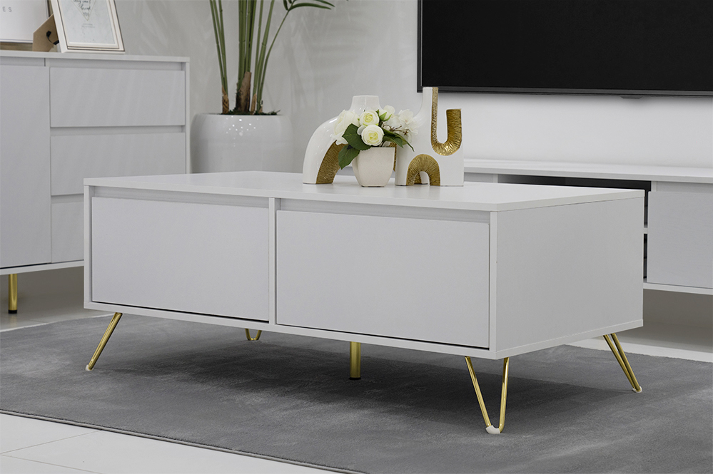 Stellate Coffee Table-White