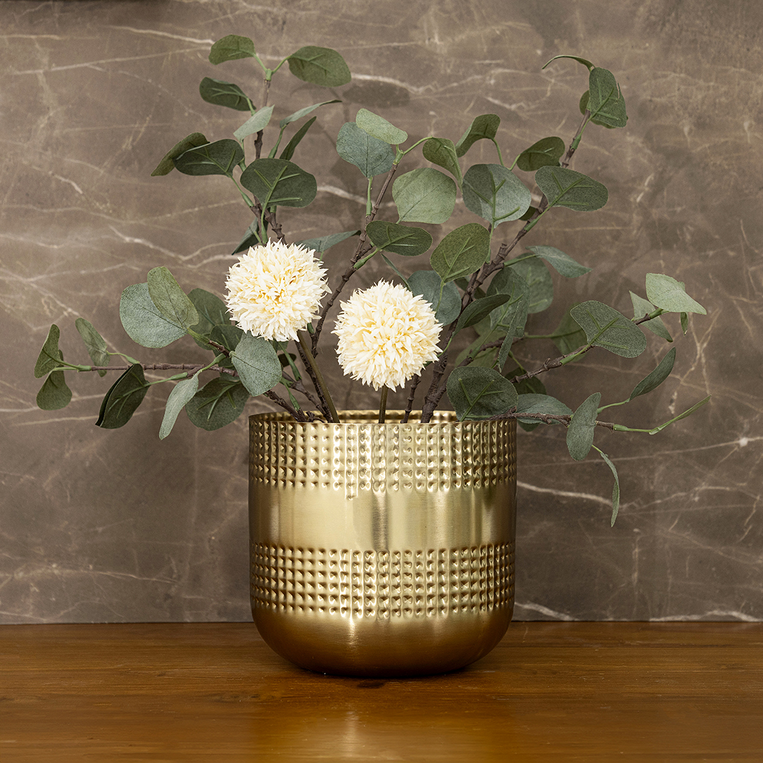 Denis Metal Texture Planter-19CM