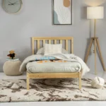 The Merlin Kids Single Bed-Natural