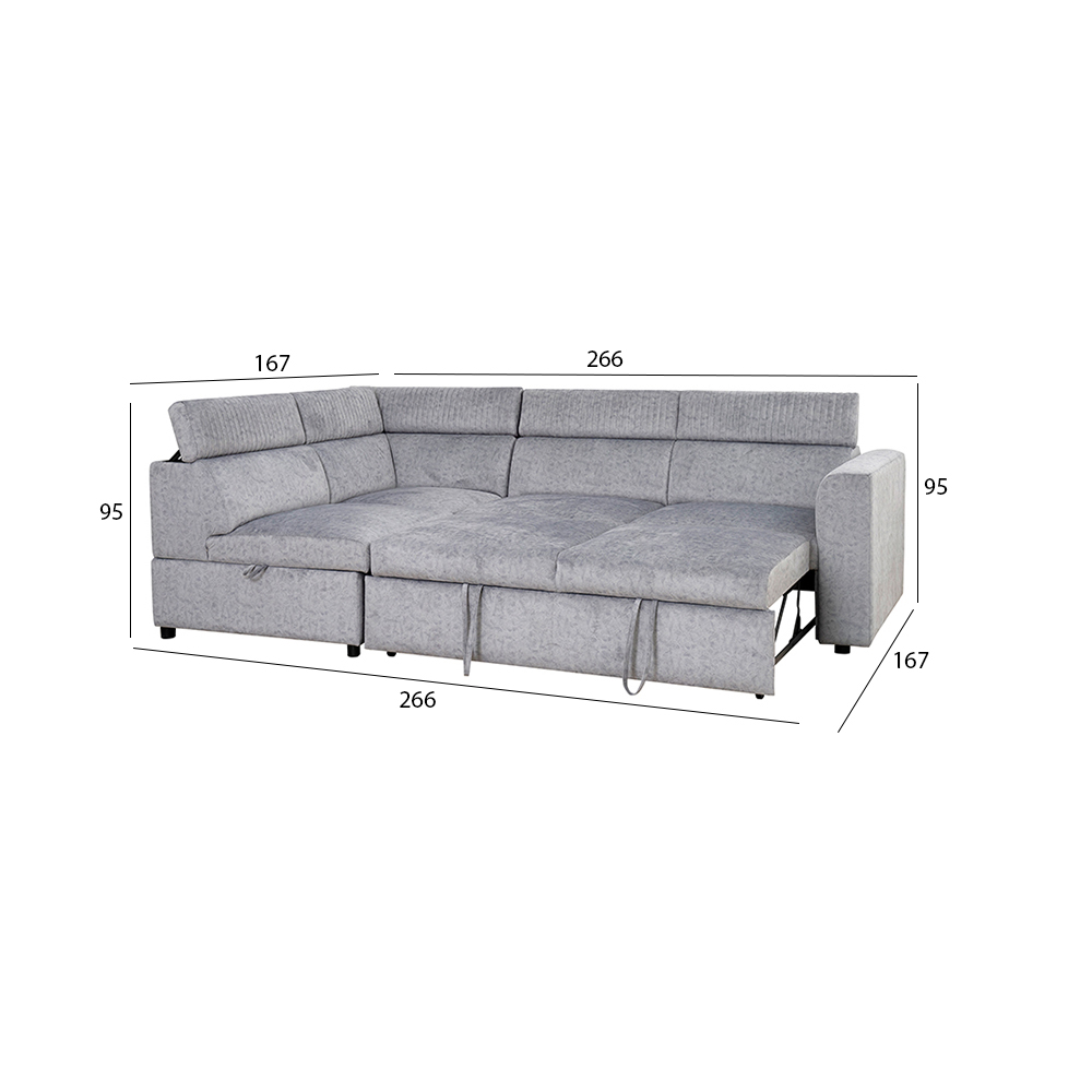 Bell Sofa Bed with Storage - Image 3