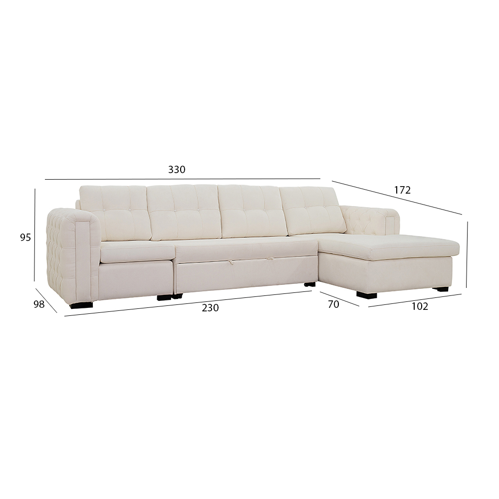 Cove 4-Seater Sofa Bed - Image 2