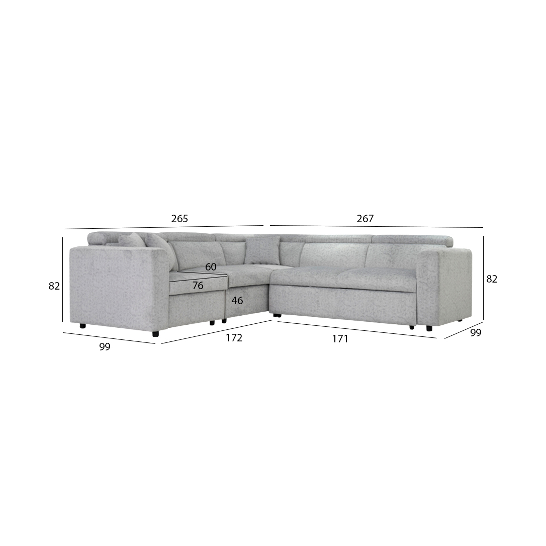 Bell Sofa Bed with Storage - Image 2