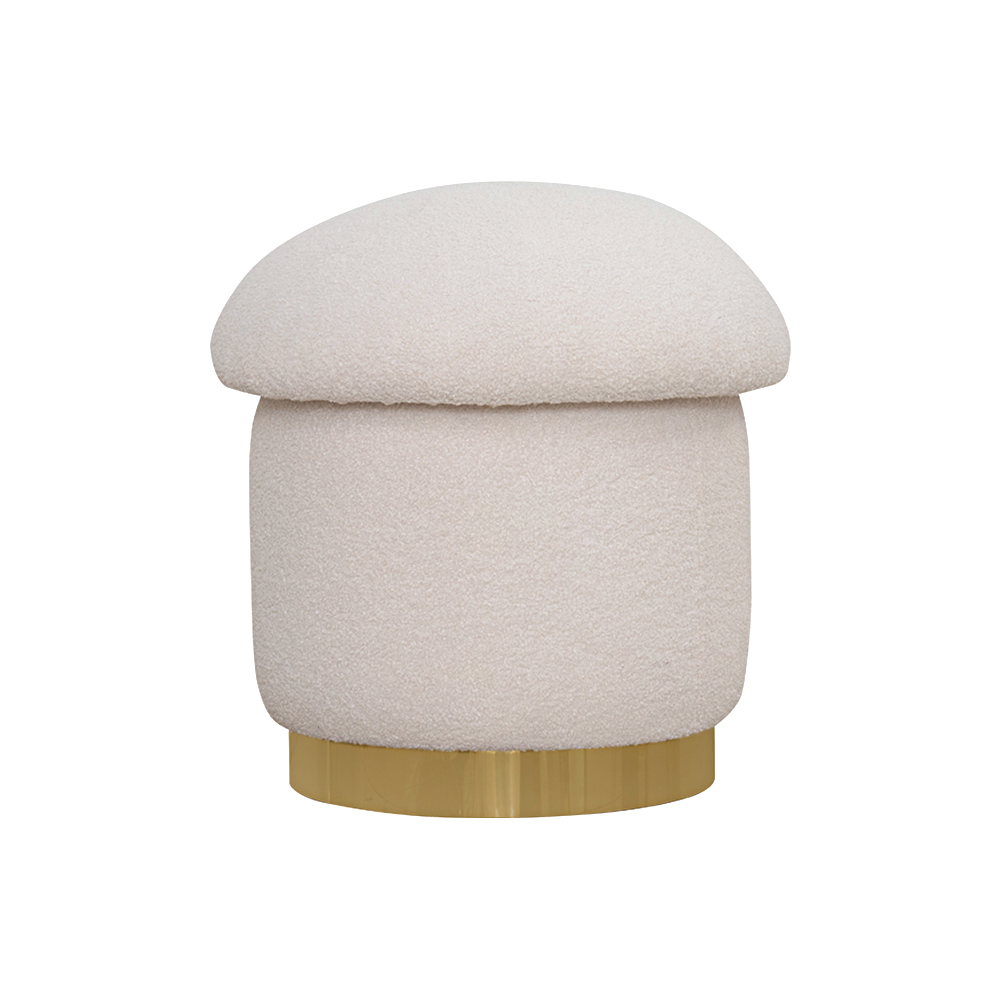 Mushroom Pouffe-Golden Base