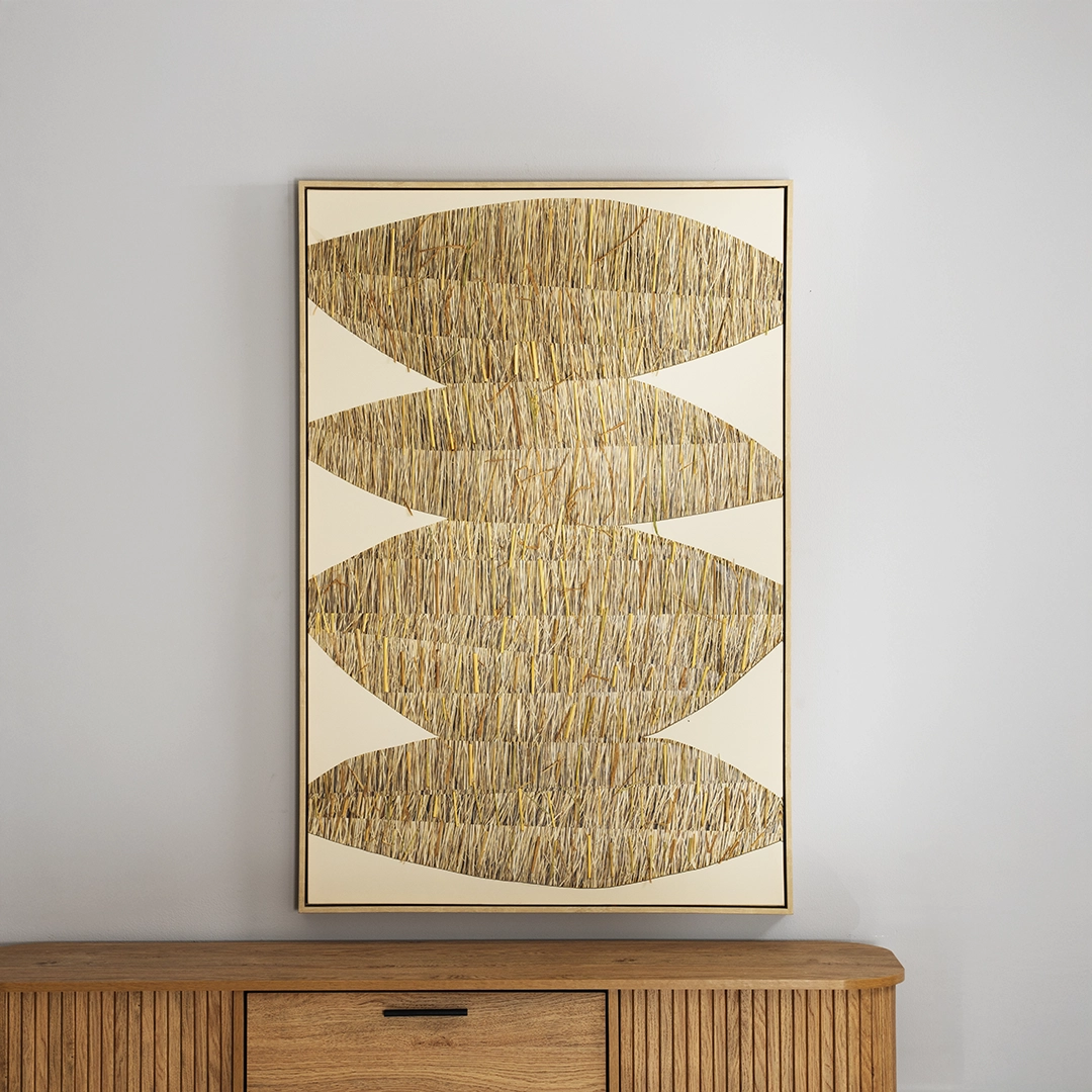 Elm framed canvas wall art 82.6×4.3×122.6cm