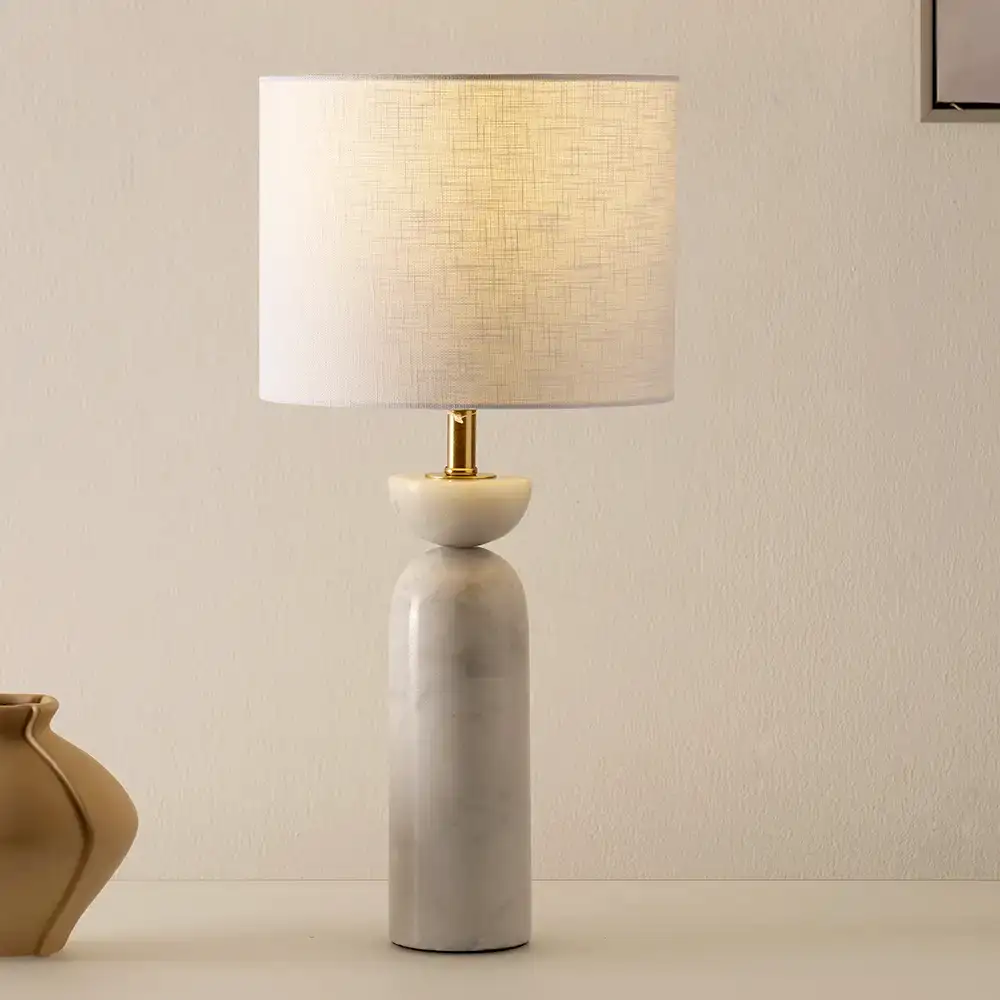Avero marble table lamp 23x23x48cm