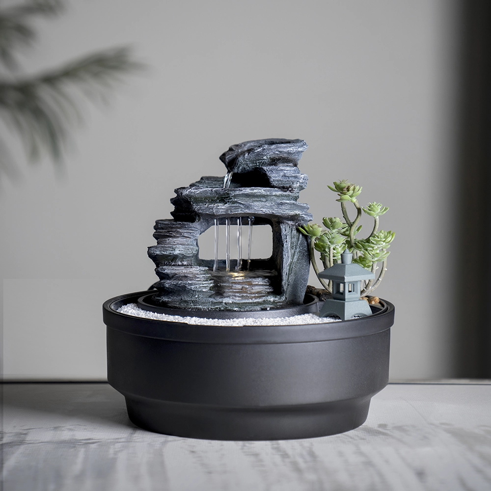 Rivulet Indoor Fountain Grey
