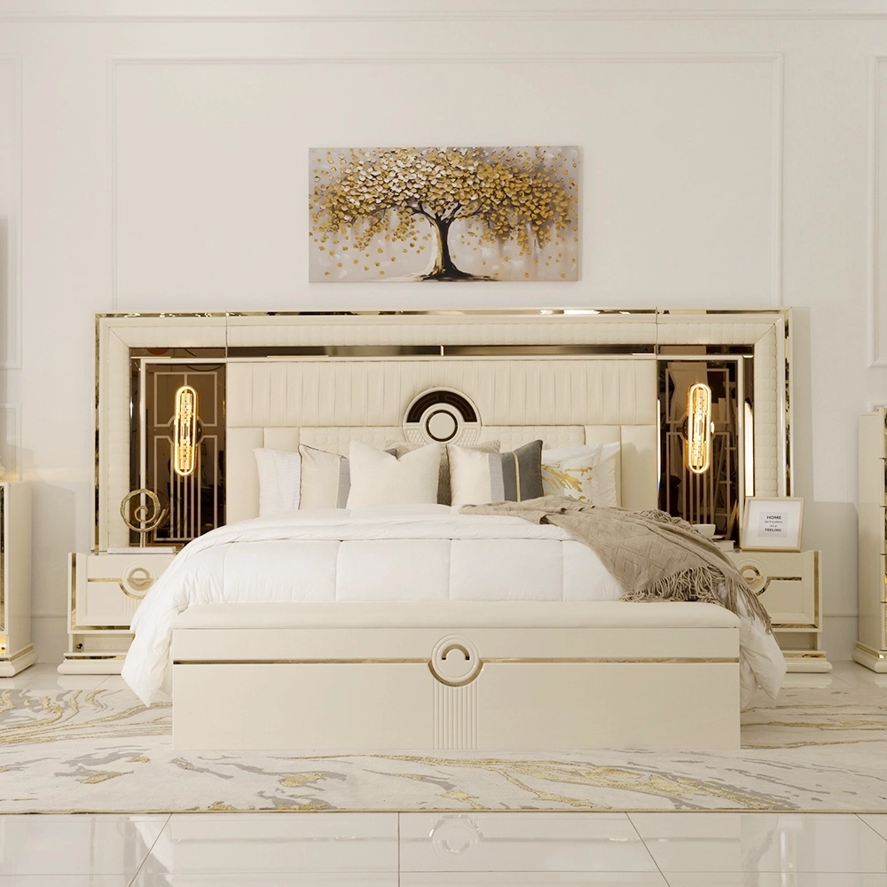 Karina 9-Piece King Bedroom Set-180*200 cm