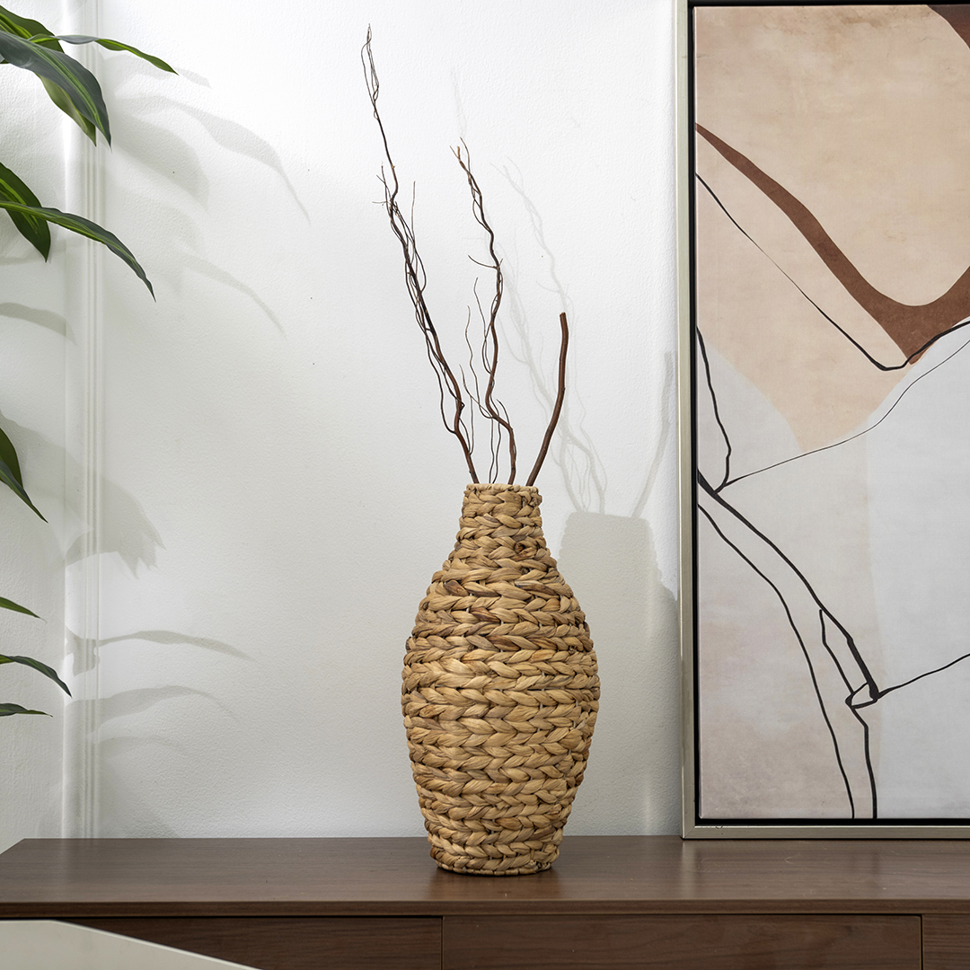 Lorenz water hyacinth vase 21x21x42cm