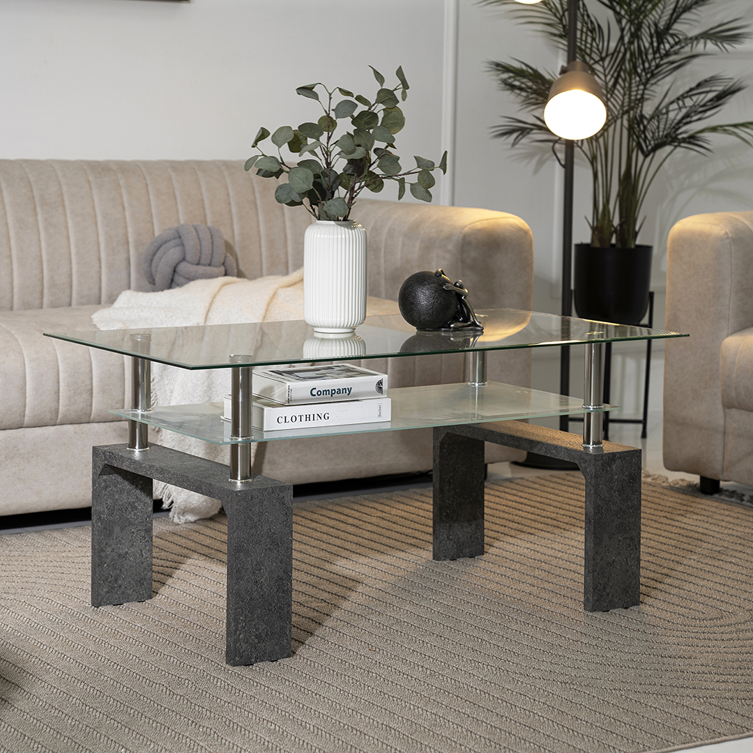 Lucas Coffee Table-Grey