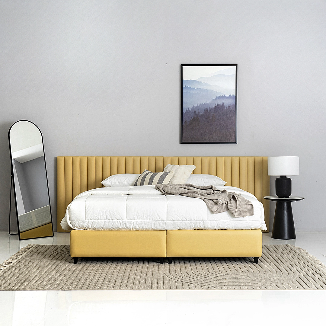 Lyla Wall Headboard With Base and Mattress
