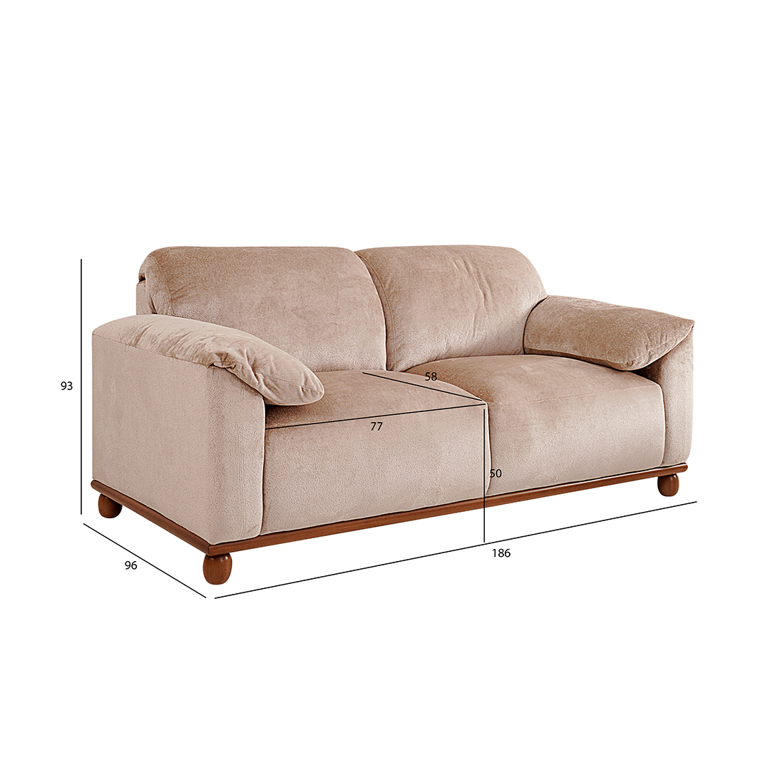 The Ozler 2 Seater Sofa - Image 2