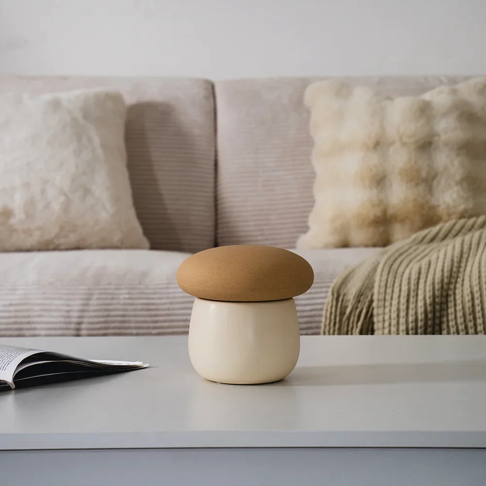 Quinn ceramic mini deco jar 14.8*14.8*14.4 cm