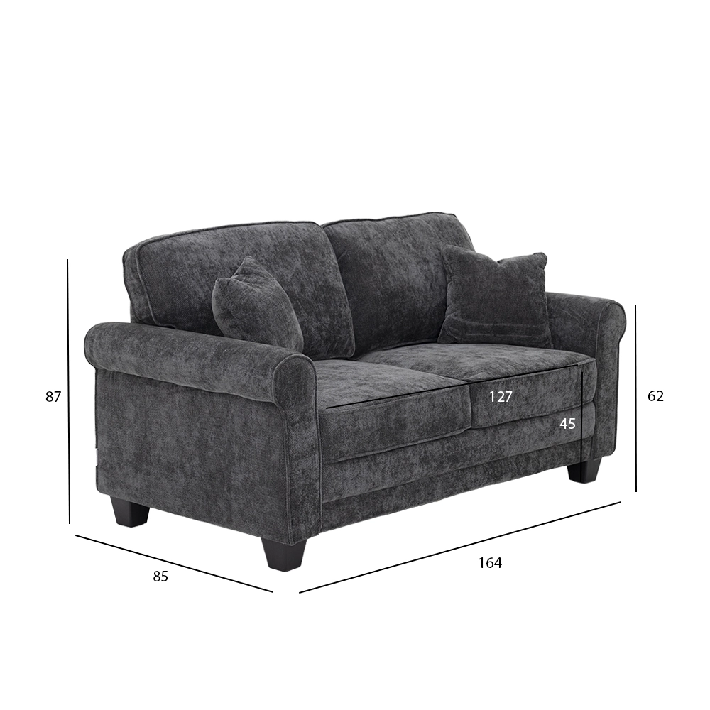 Restoric Sofa Set-Dark grey - Image 3