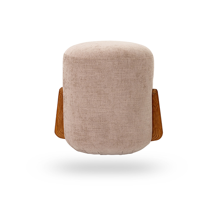 Dante Round Pouffe – Small - Image 3