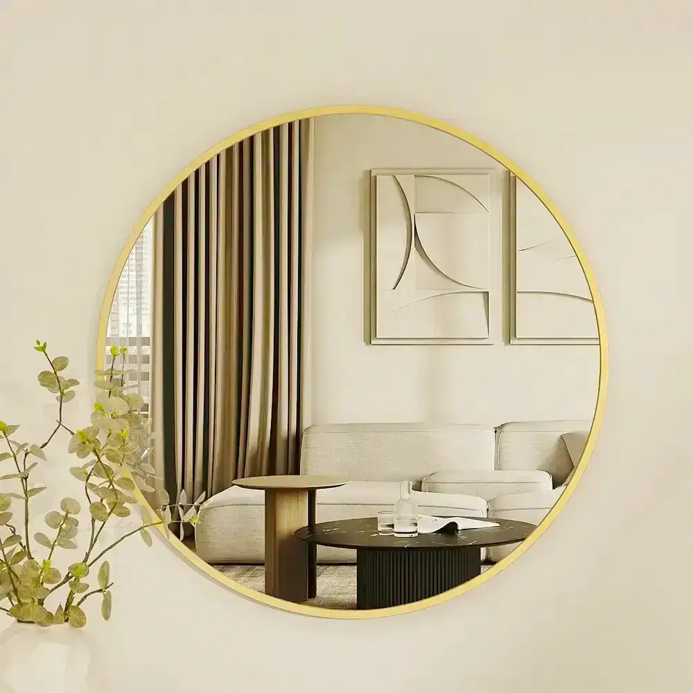 sierra decorative mirror gold 70.5?2.2?70.5cm