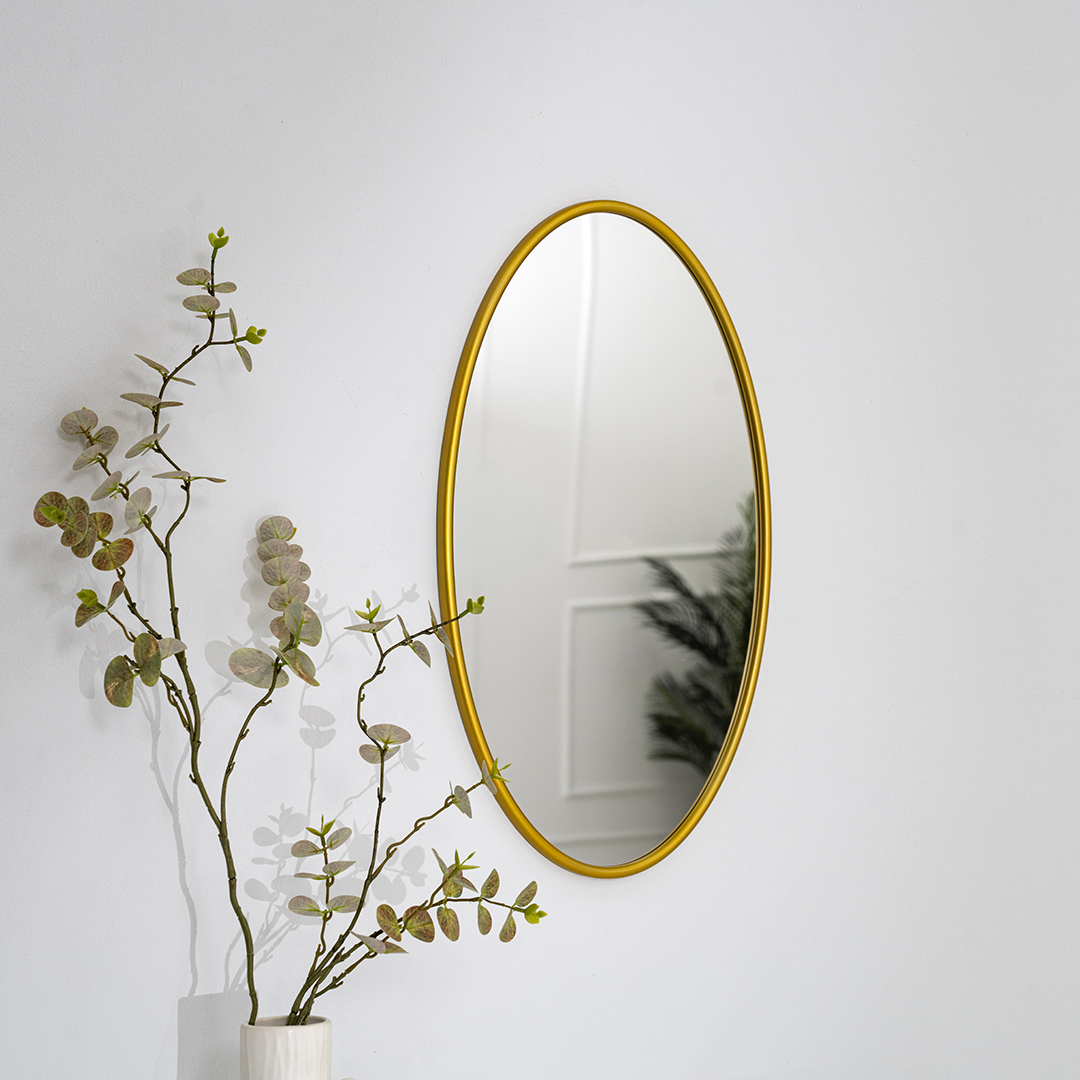sierra decorative wall mirror gold 35.5×1.6x60cm