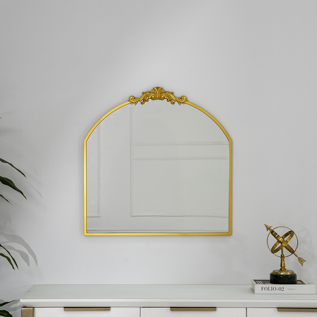 sierra decorative wall mirror gold 72×2.5×71.3cm