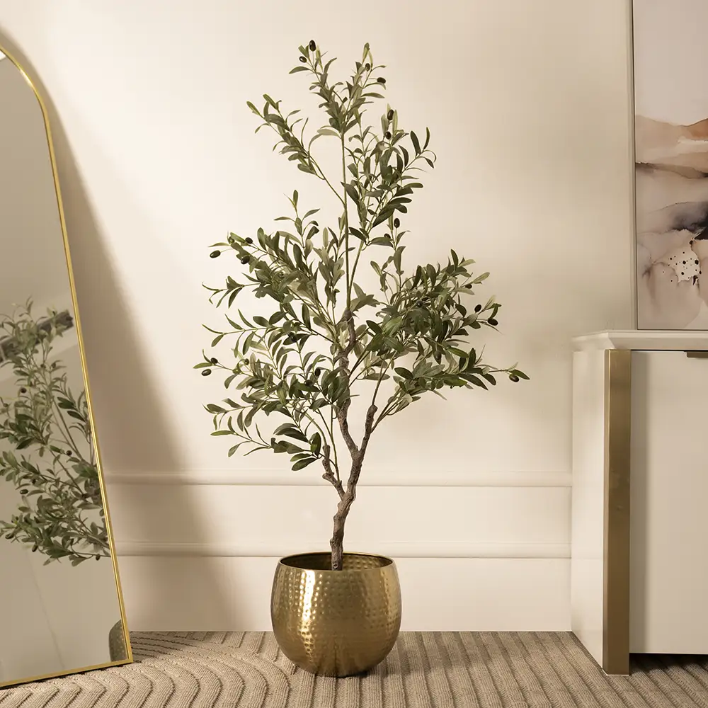 Siv Metal gold planter 29x29x29 cm