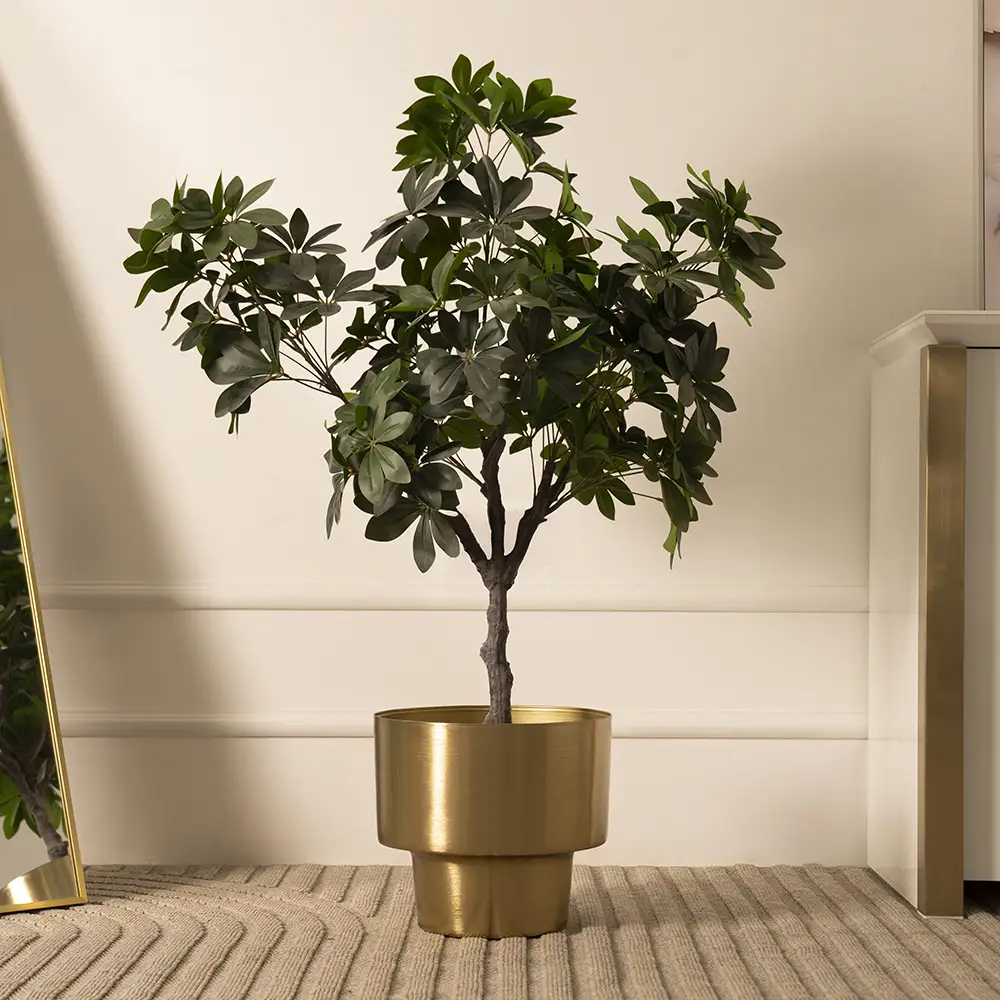 Siv Metal gold planter 30x30x25cm