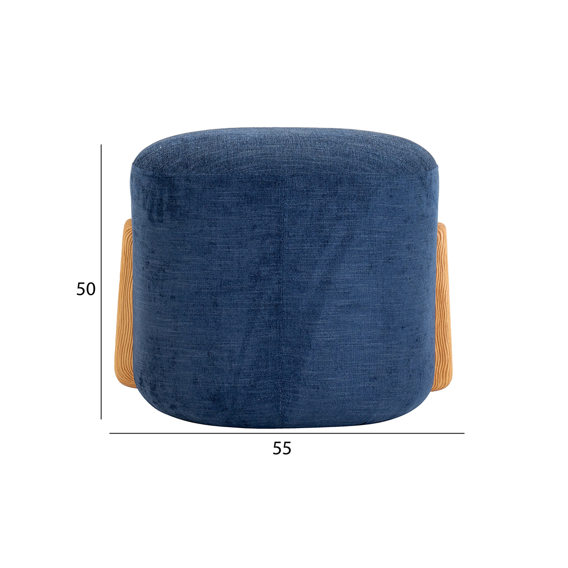 Dante Round Pouffe - Image 2