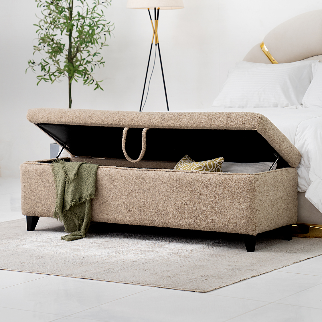 Stone Pro Bed Bench with Storage