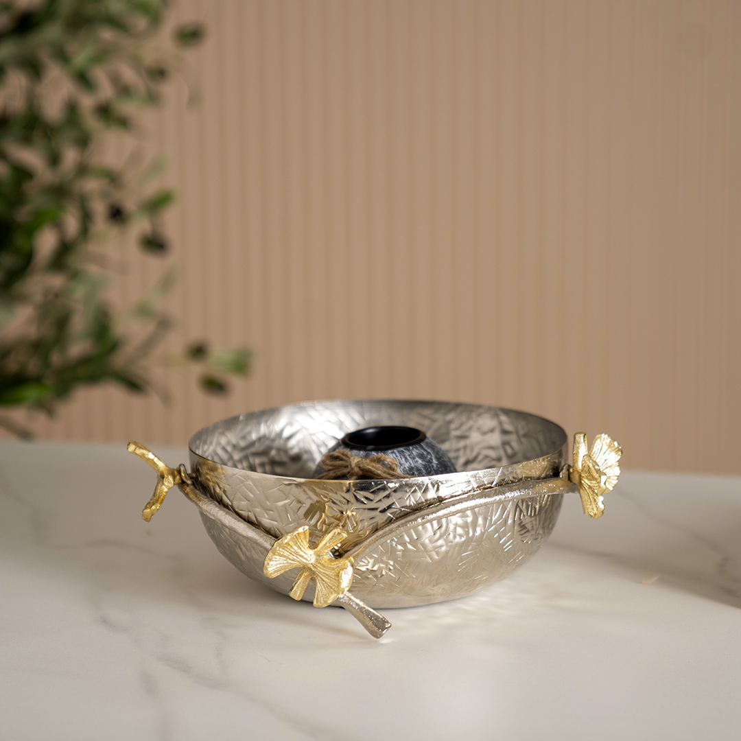 Twine Metal Deco Bowl