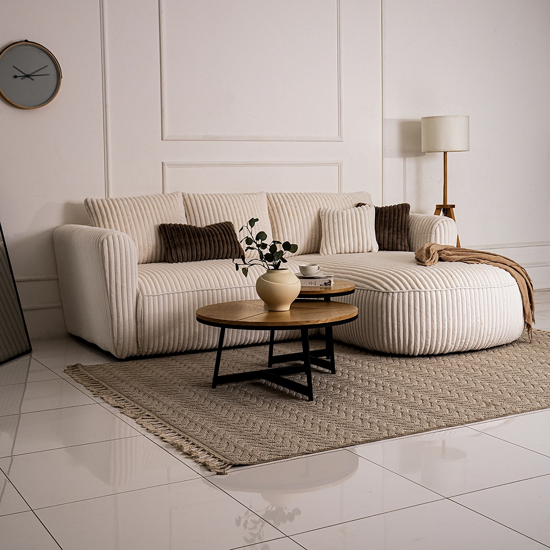 The Vanvi 3-Seater Corner Sofa