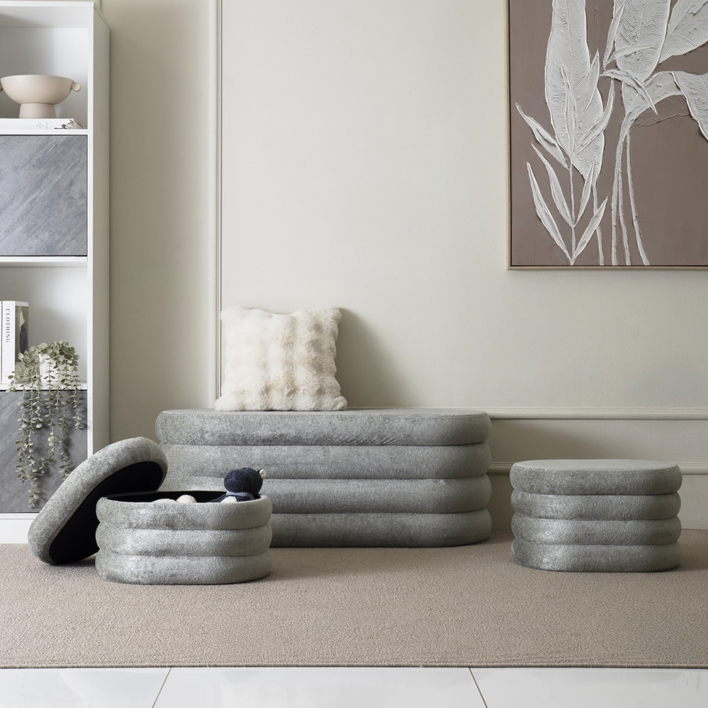 Zuela 3-piece Ottoman with Storage