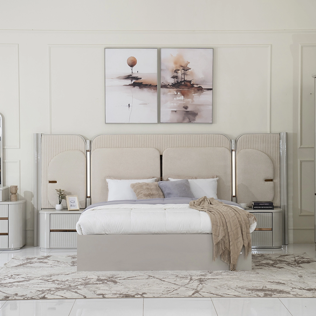 Garcia 6-Piece King Bedroom Set-180*200 cm