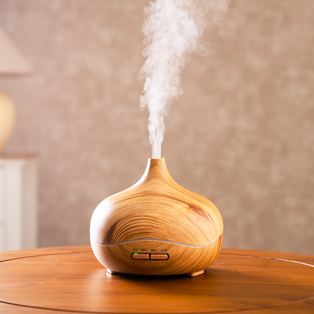 Aurenza 300ml Aroma Diffuser Light Wood