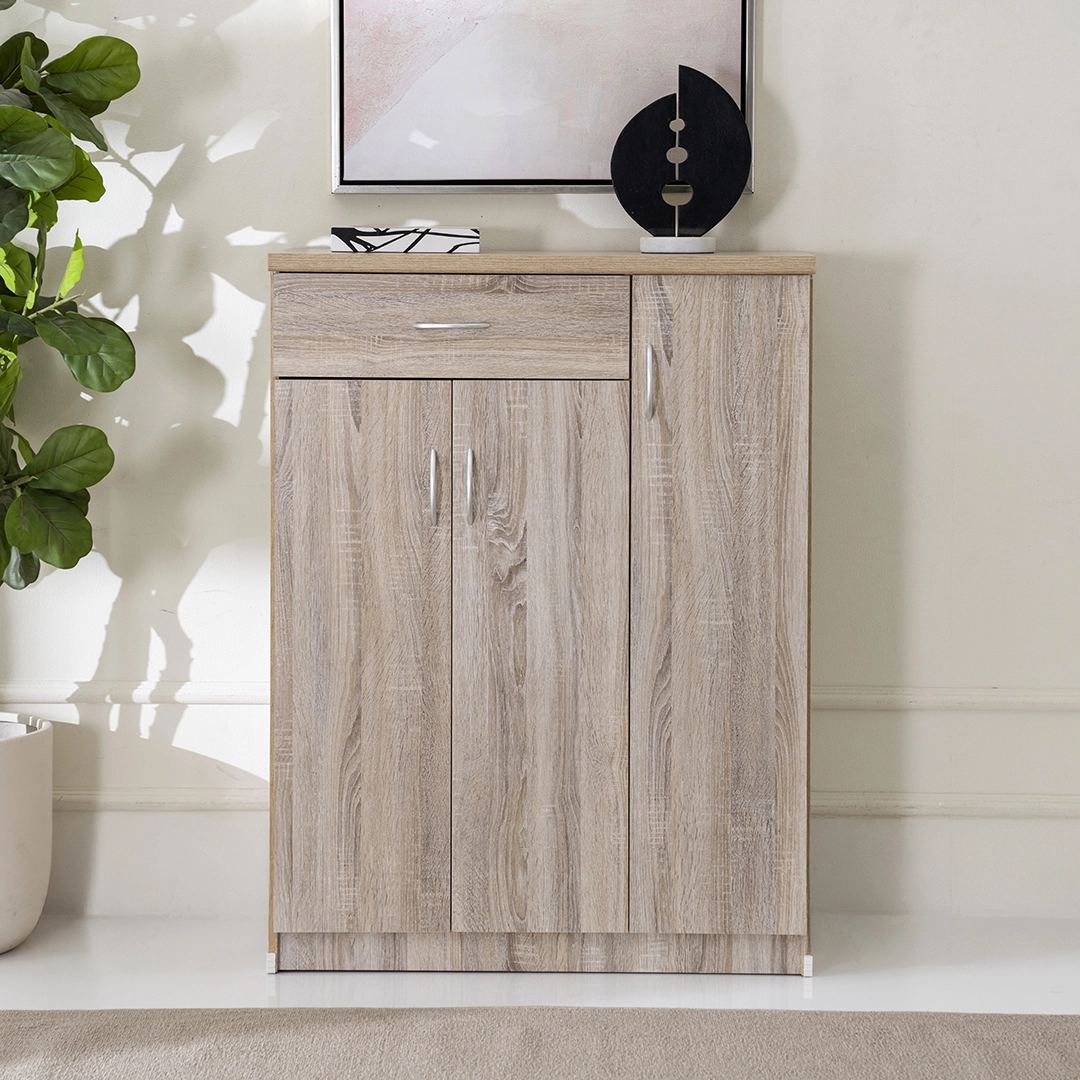 Ravenna Shoe Cabinet-Sonoma Oak