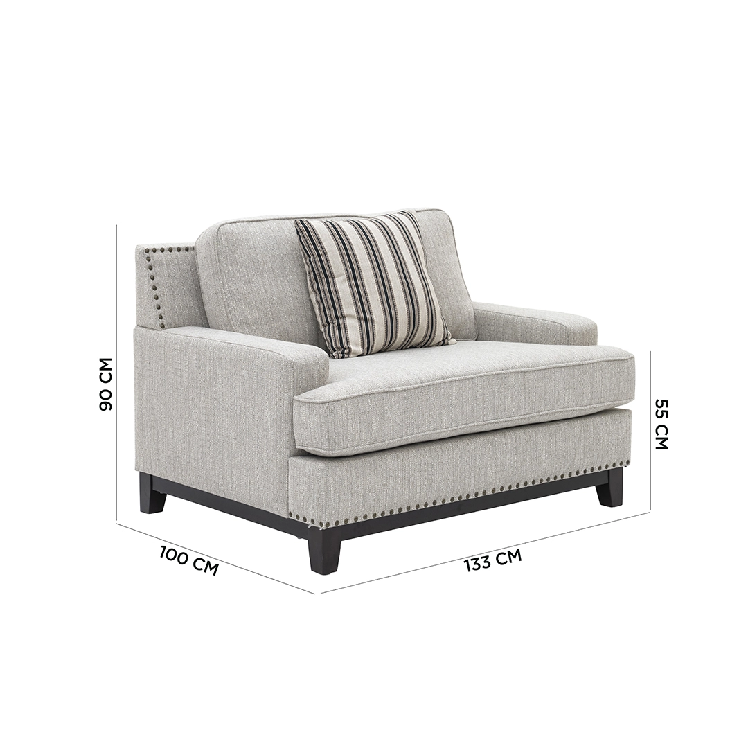 Zayilee 6-Seater Sofa Set-Beige - Image 4