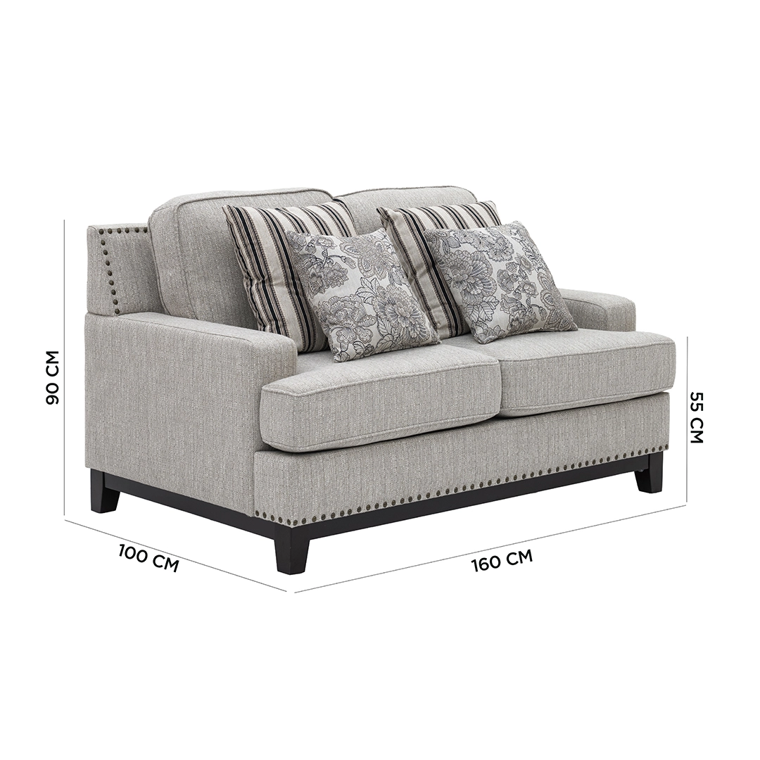 Zayilee 6-Seater Sofa Set-Beige - Image 3