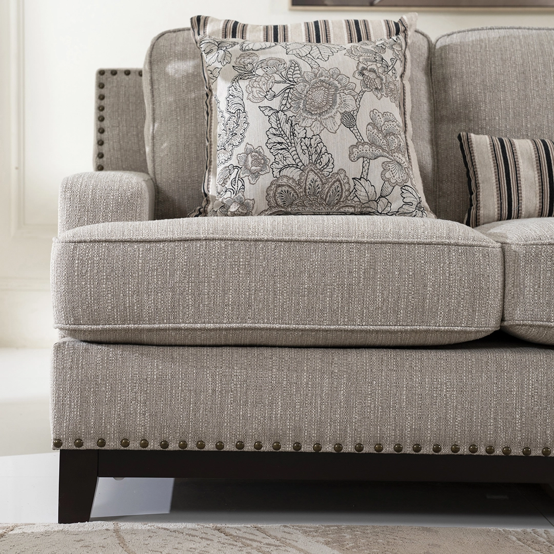 Zayilee 6-Seater Sofa Set-Beige - Image 13