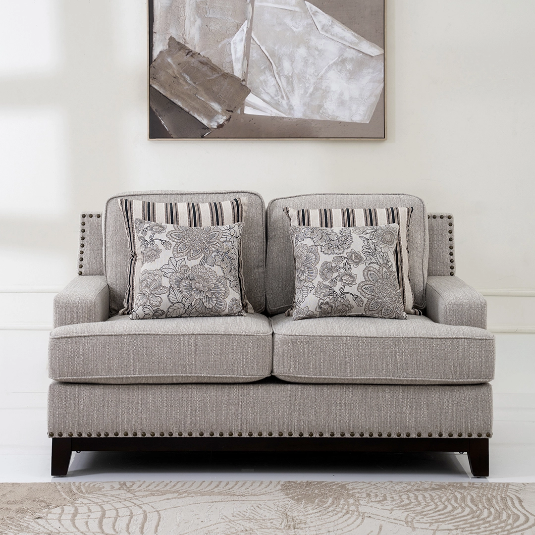 Zayilee 6-Seater Sofa Set-Beige - Image 7