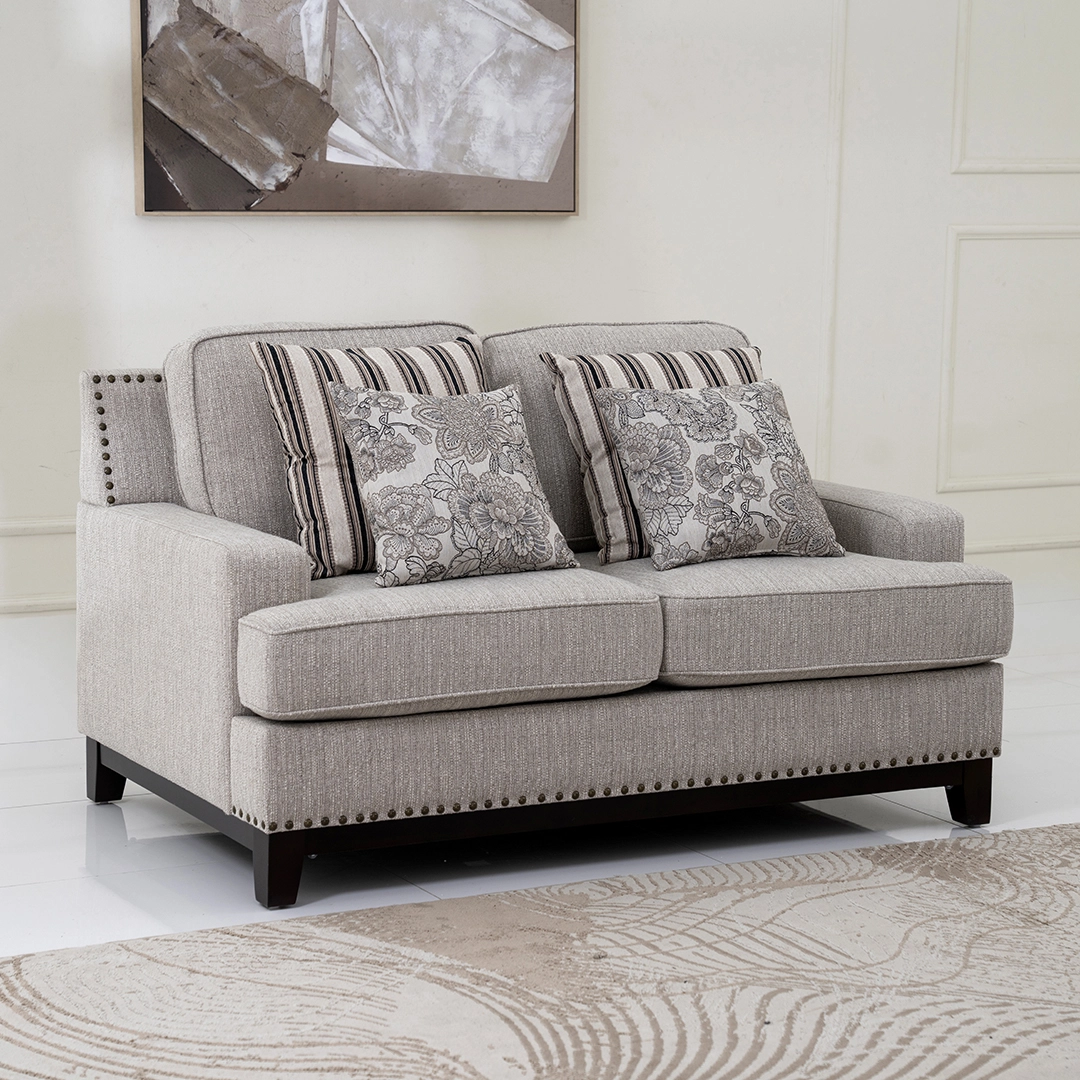 Zayilee 6-Seater Sofa Set-Beige - Image 8